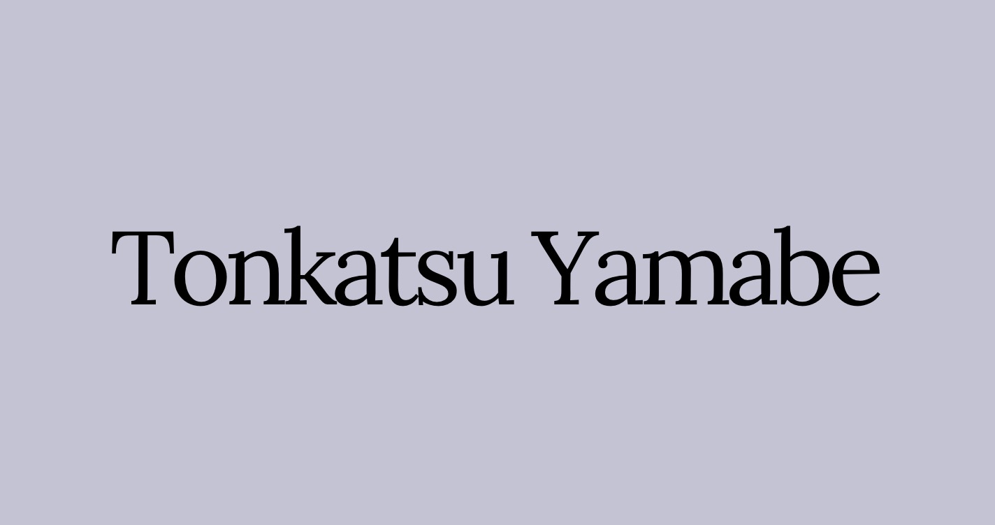 Tonkatsu Yamabe Okachimachi