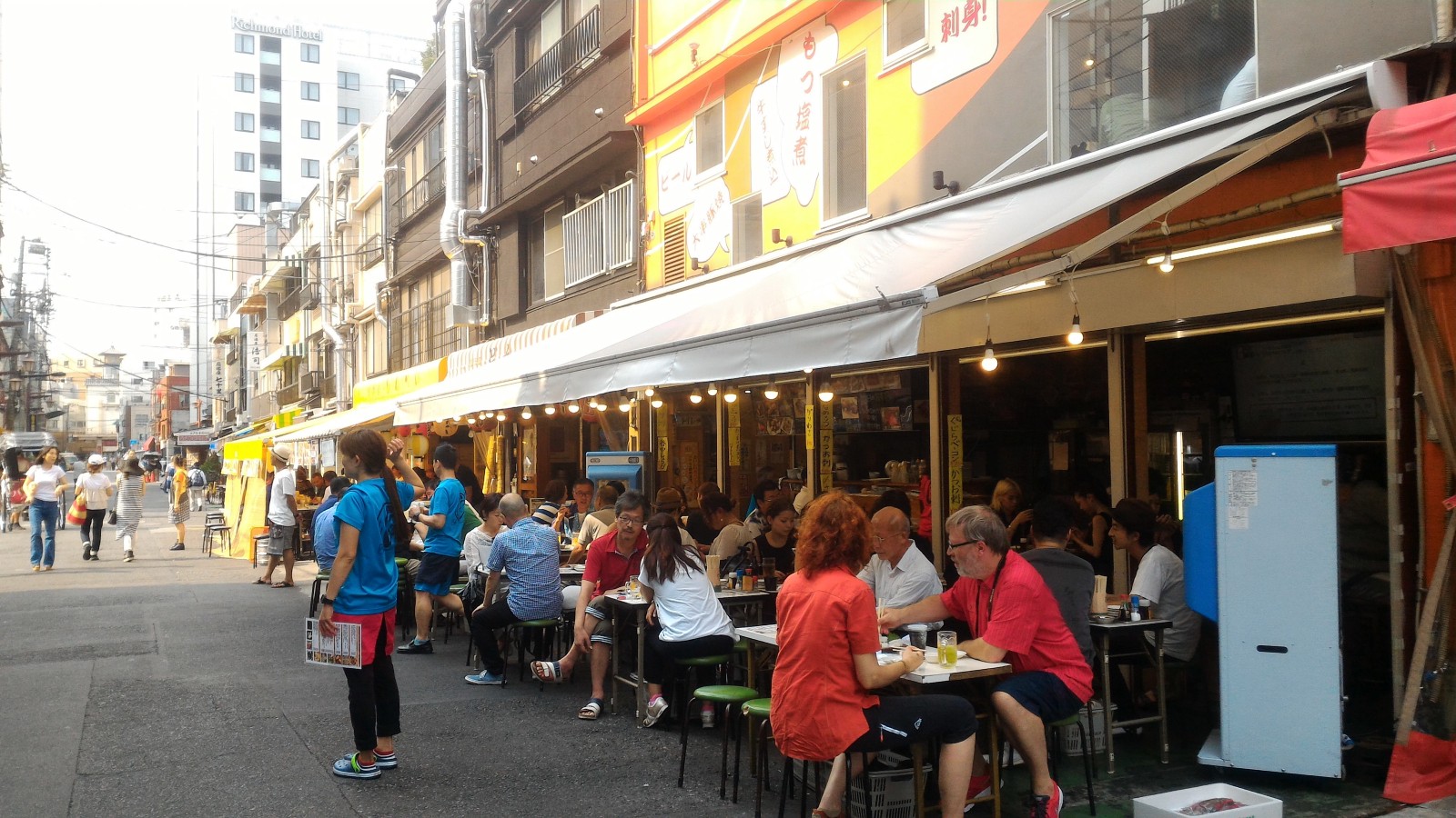 Izakaya pubs at Hoppy Dori Street in Asakusa, Tokyo