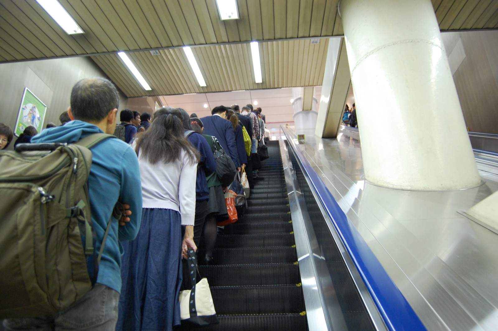 Escalator in Tokyo (Kanto area)