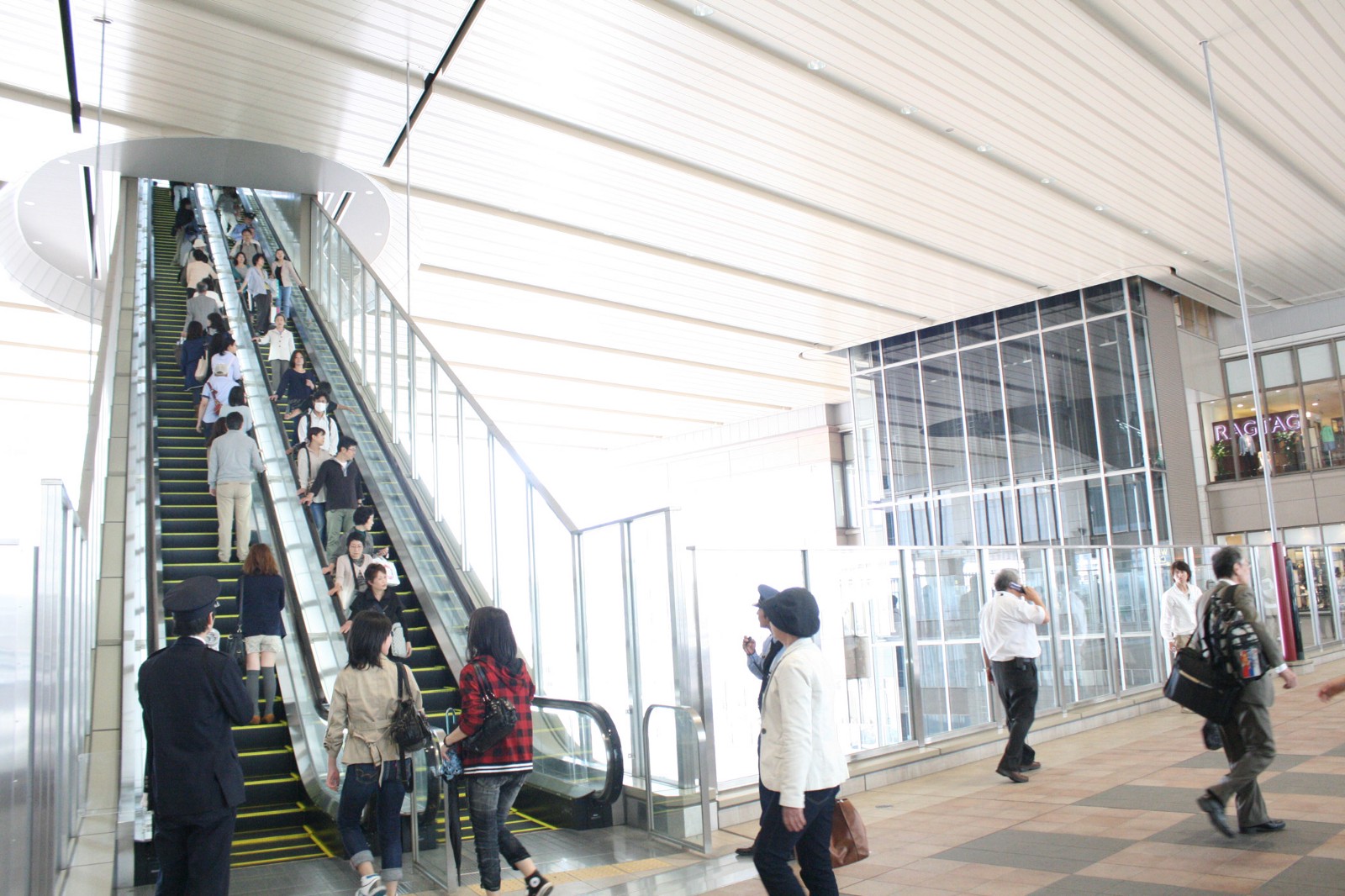 Escalator in Osaka (Kansai area)