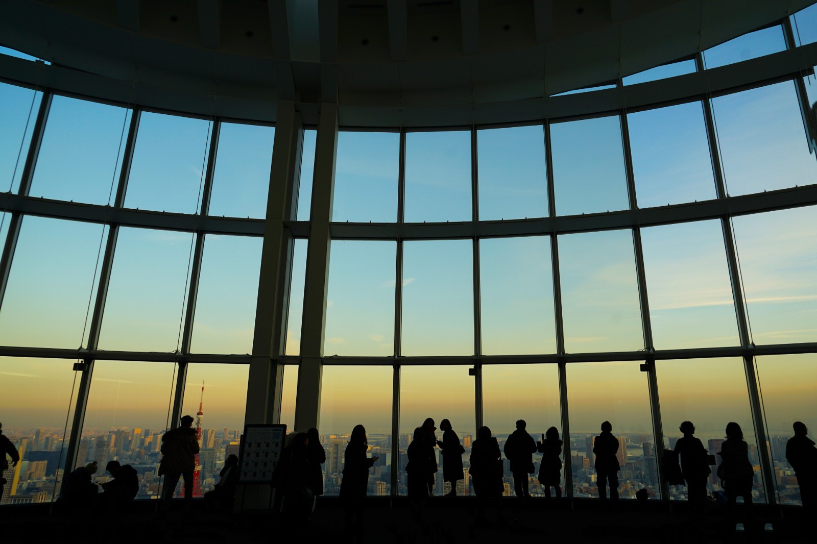 The observation deck "Tokyo City View" at Roppingi Hills Mori Tower