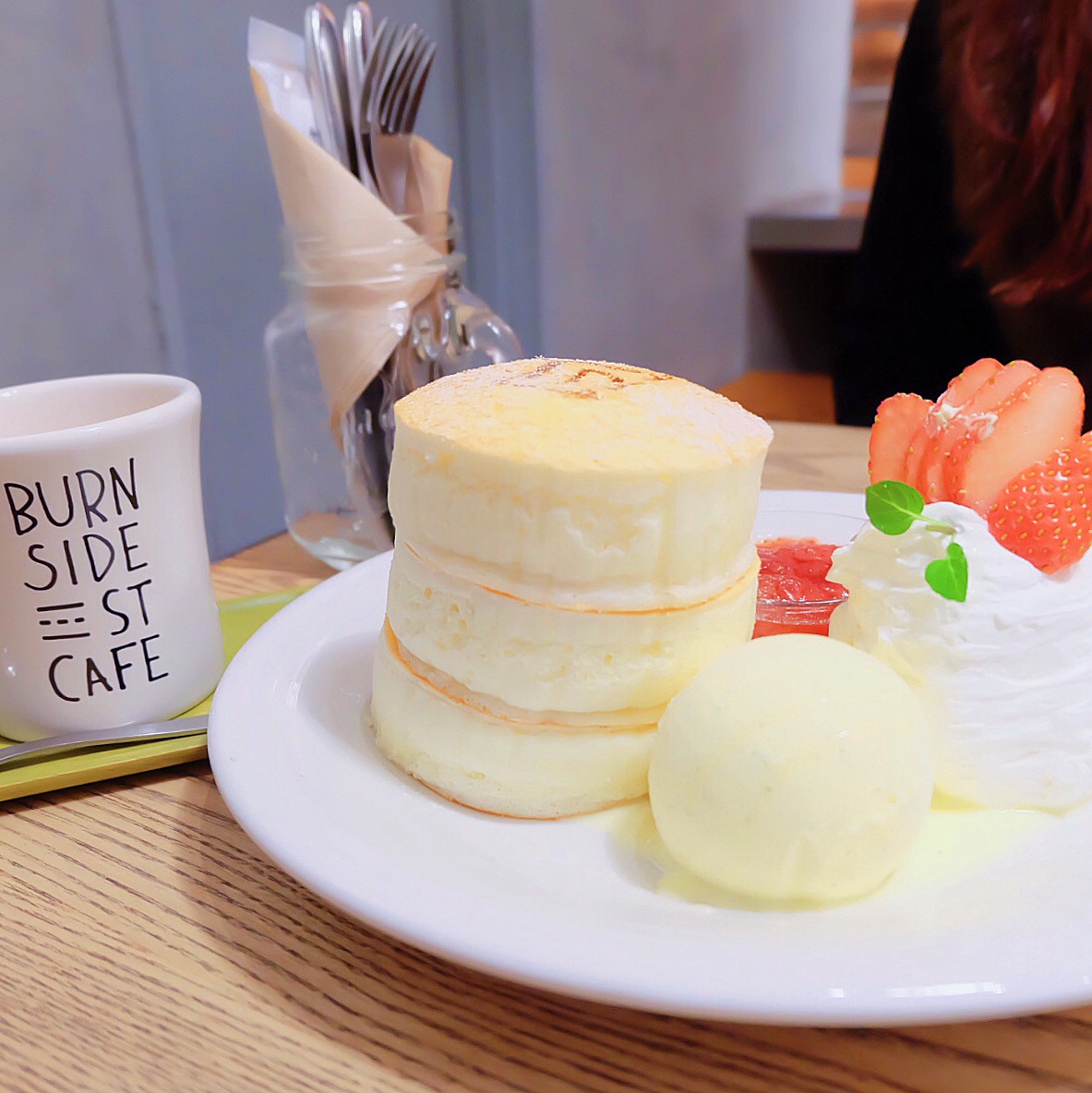 Delicious and photo-worthy pancakes in Shibuya's cafe