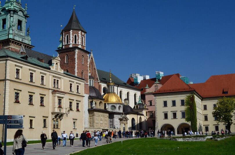 Wawel Castle in Krakow, Poland