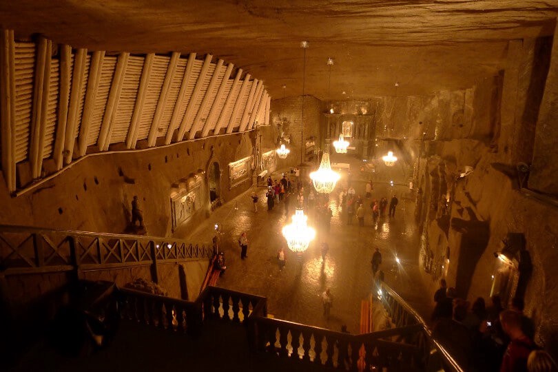 Wieliczka salt mine in Poland