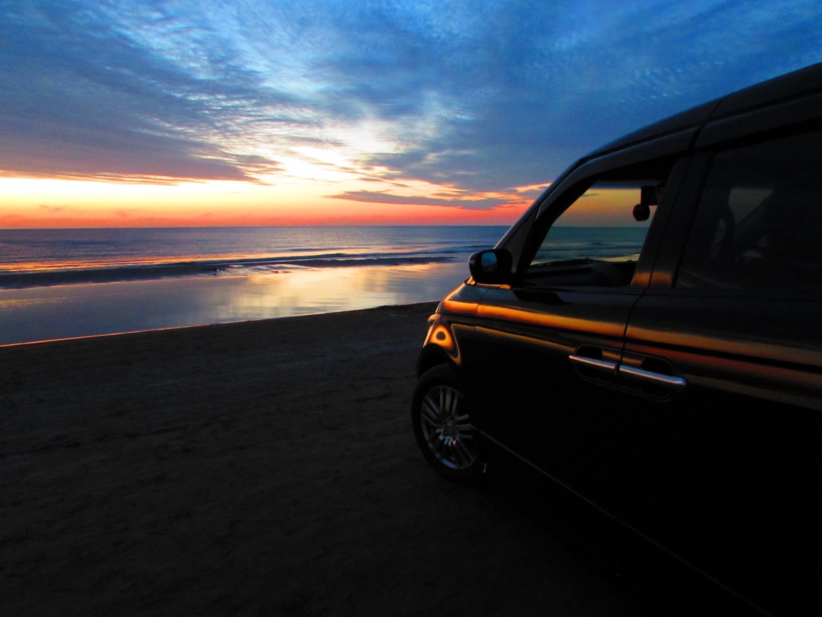 Sunset on Chirihama Beach