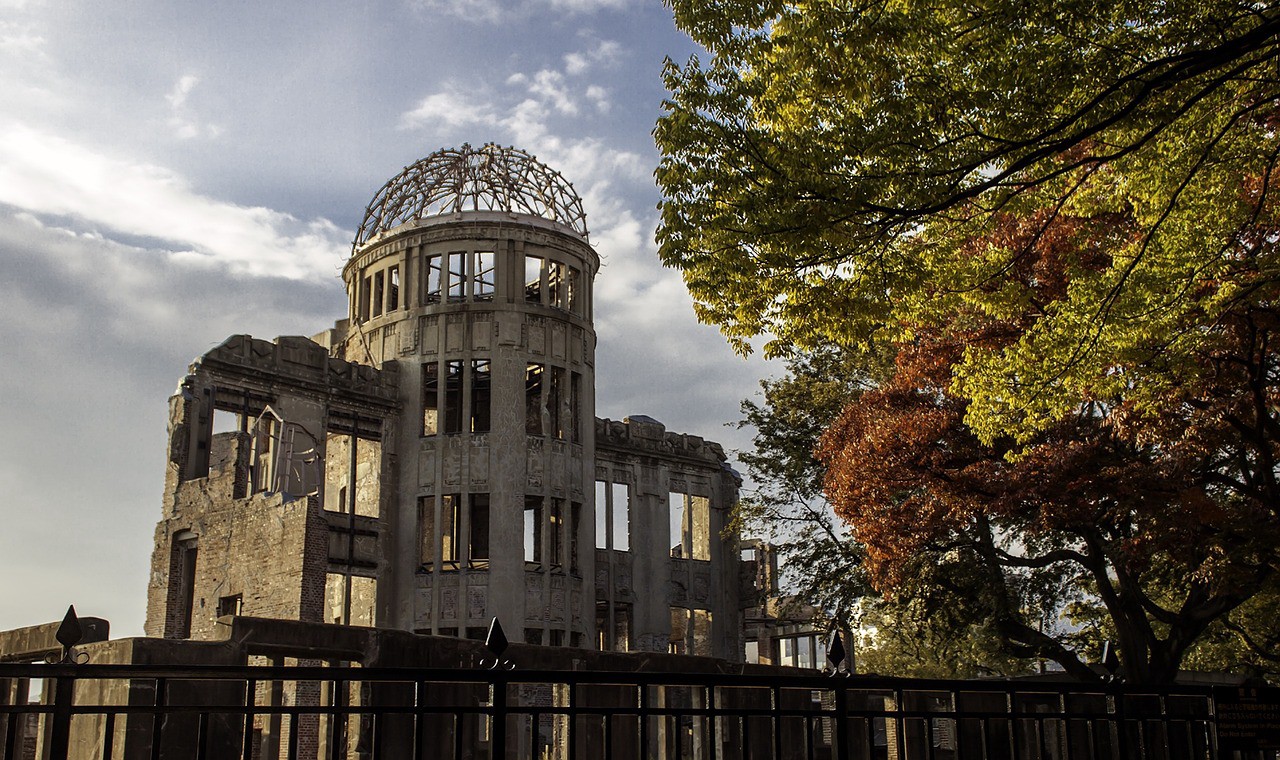 The important historical monument: Hiroshima A-Bomb Dome