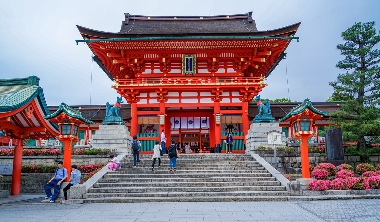 The most visited shrine in Kyoto, Fushimi Inari Taisha