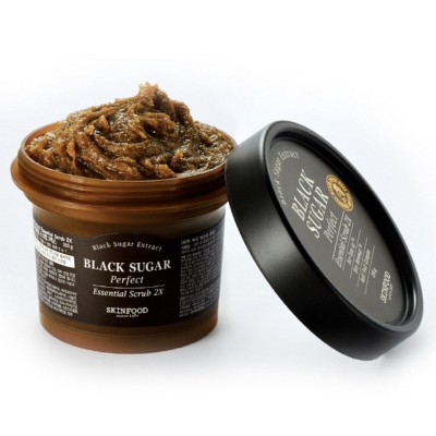 SKIN FOOD Black Sugar Perfect Essential Scrub 2X