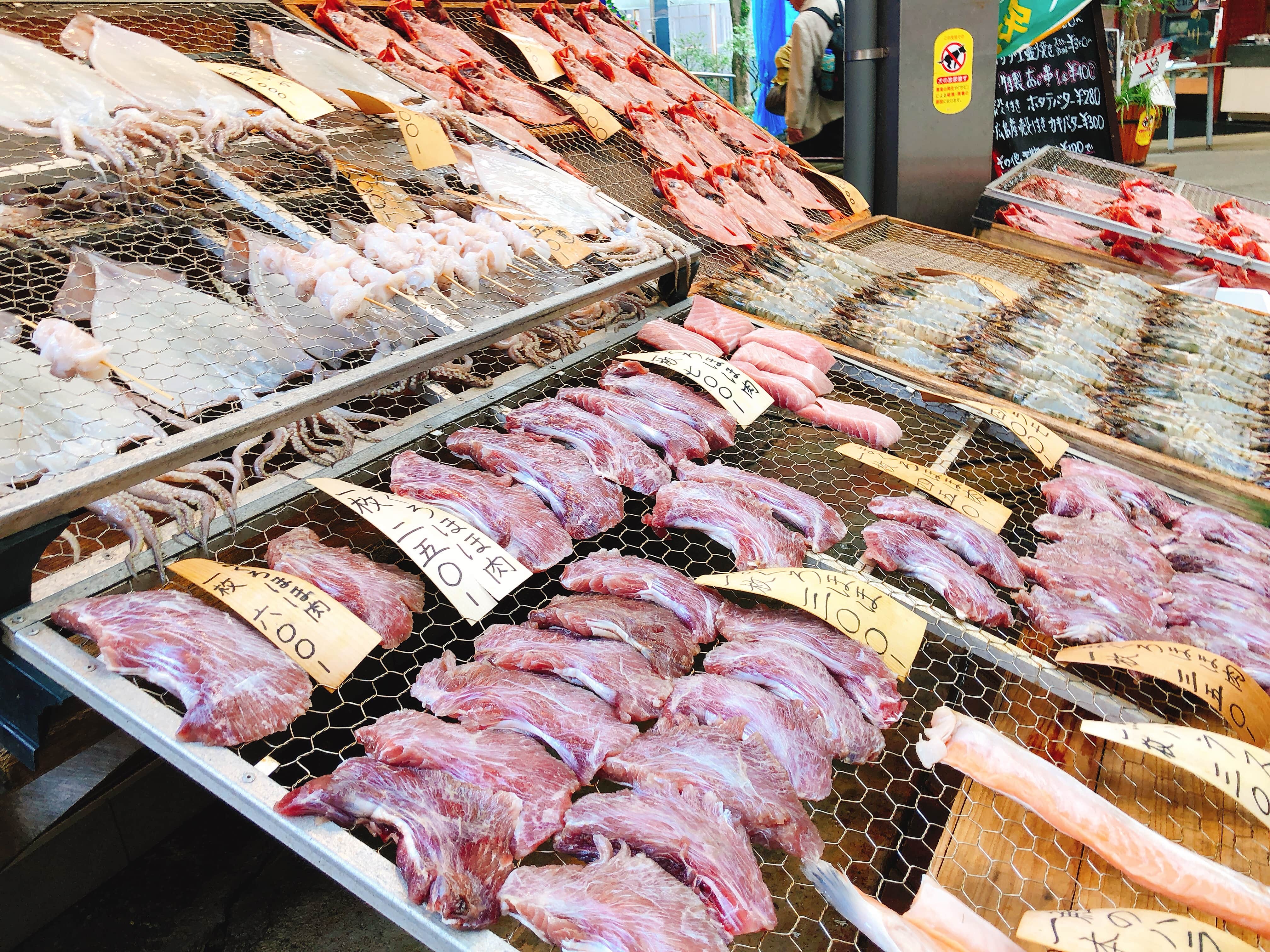 Food at Atami Shopping Street