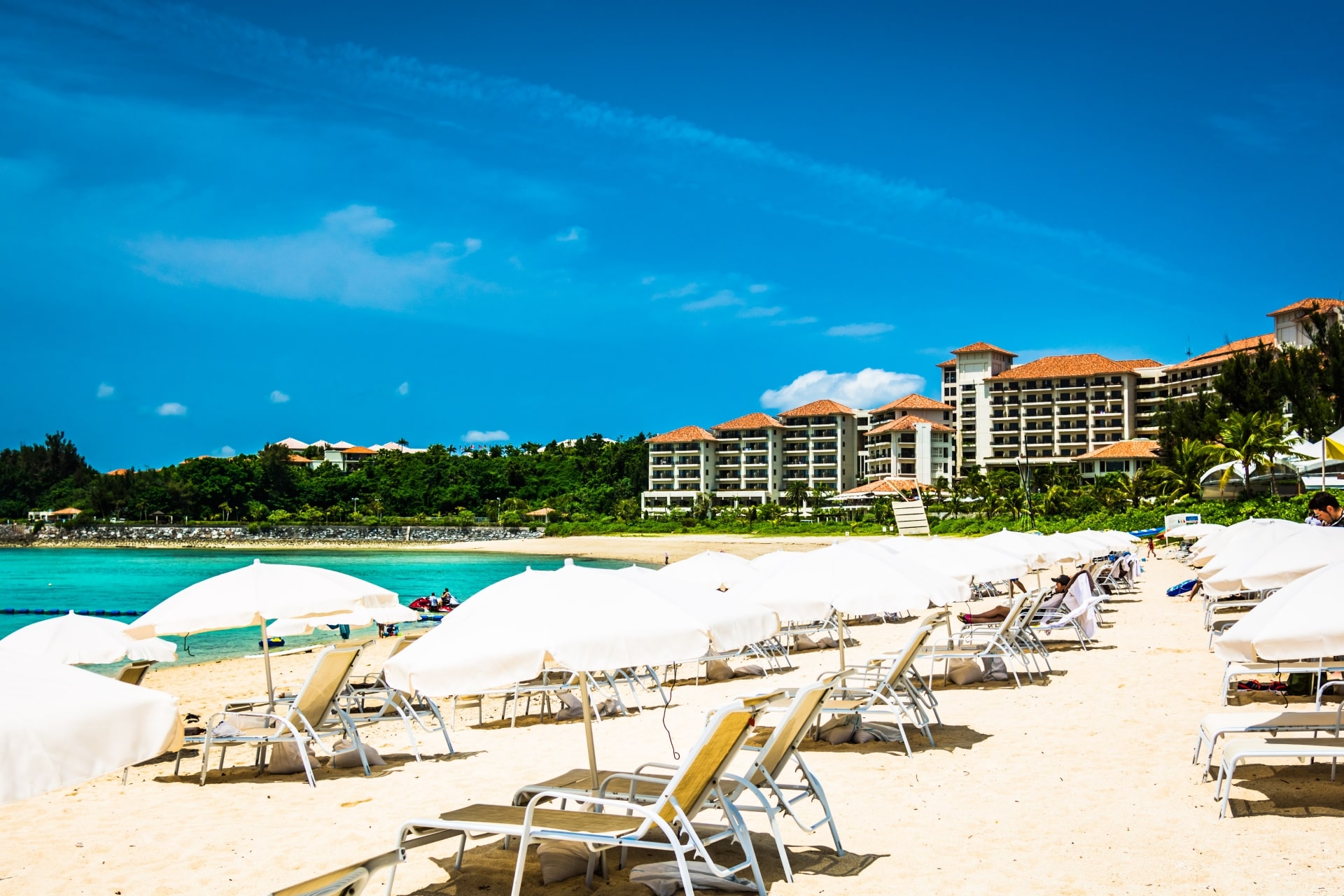 Beach resort in Okinawa