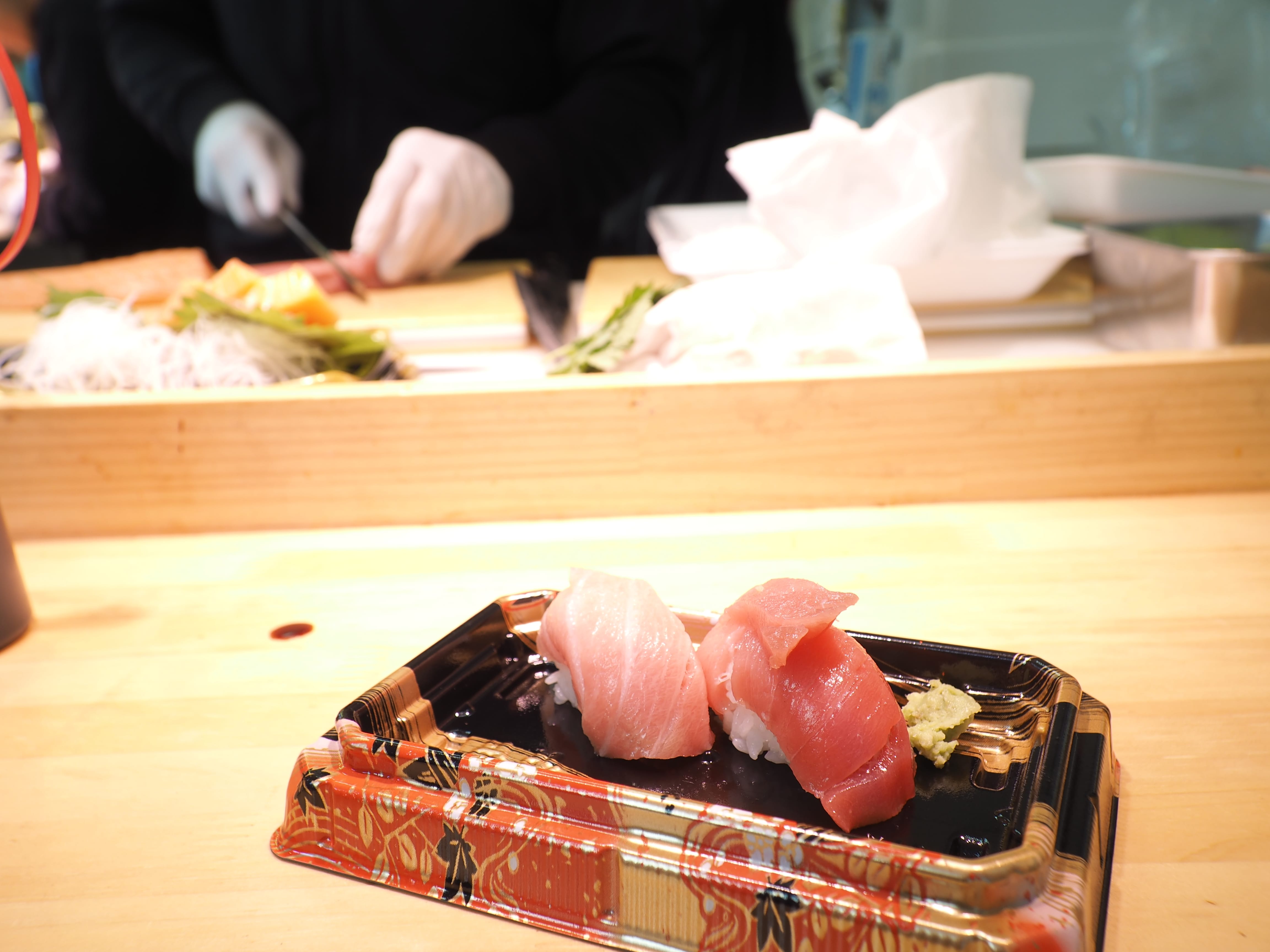 Sushi at Tsukiji