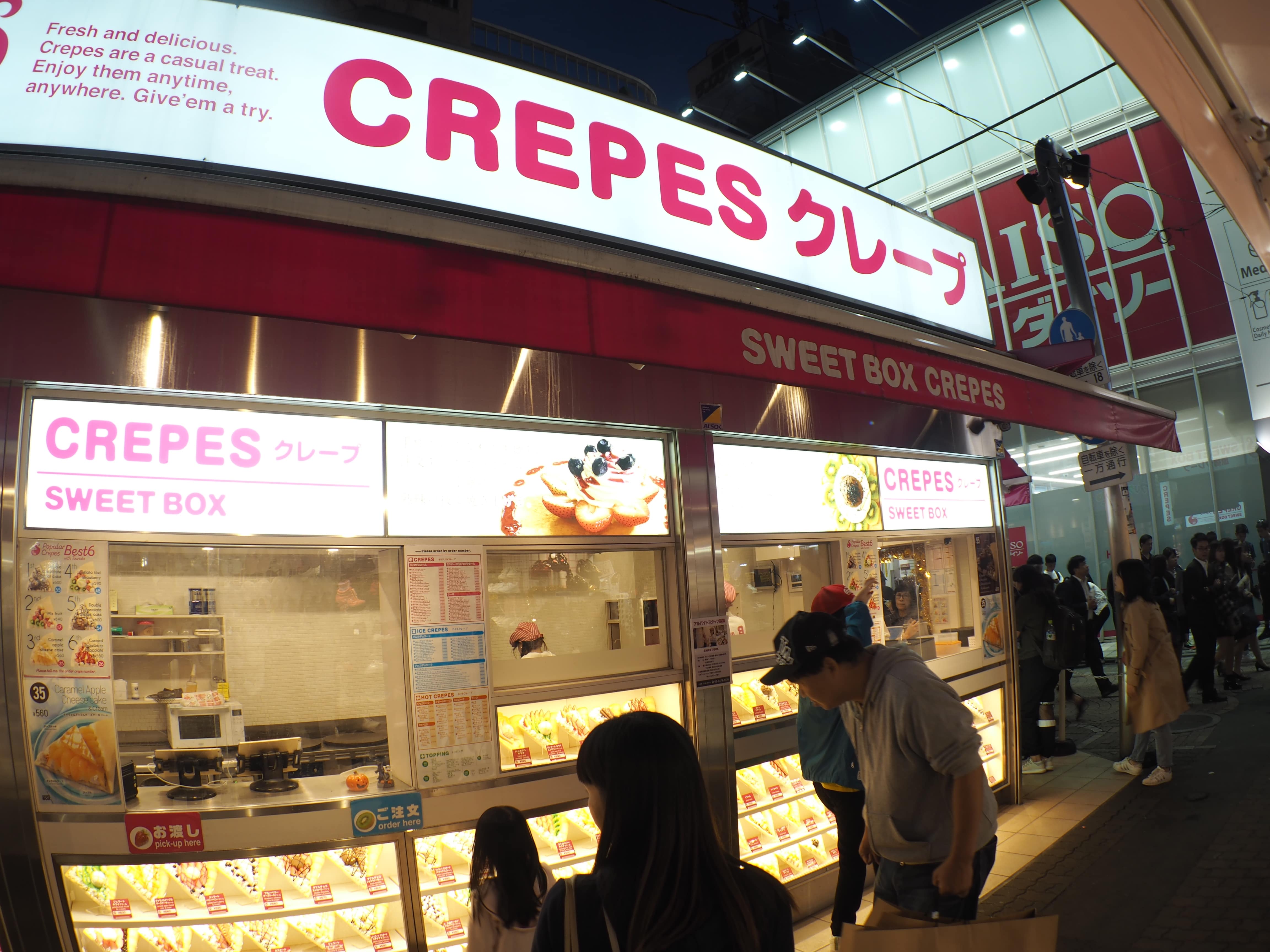 Crepe Shop at Harajuku