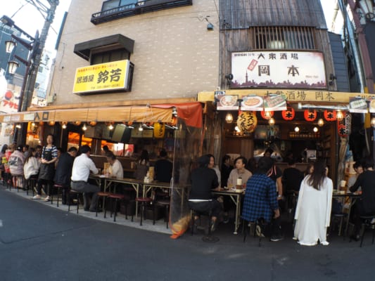 Hoppy street in Asakusa