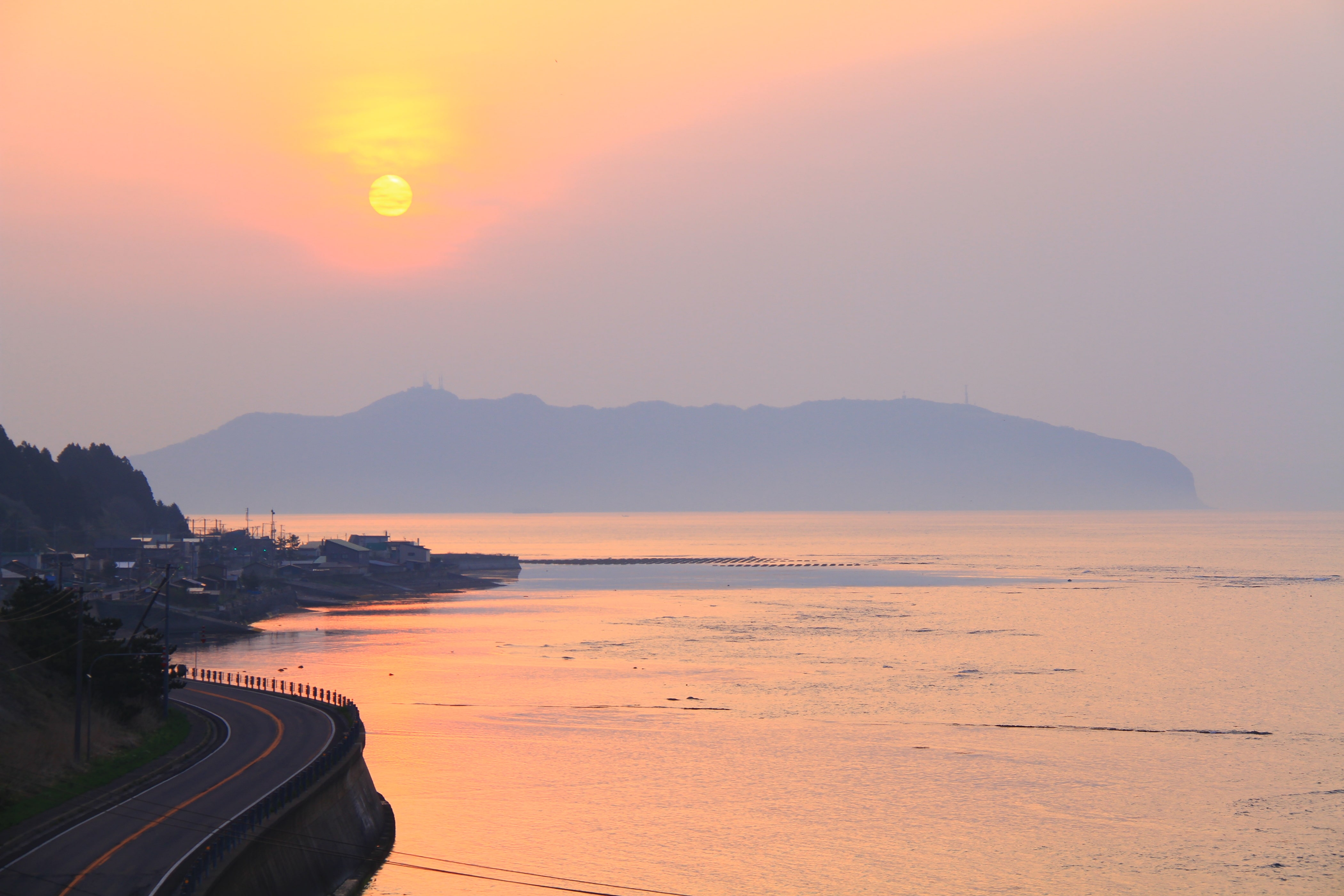 Sunset at Mount Hakodate