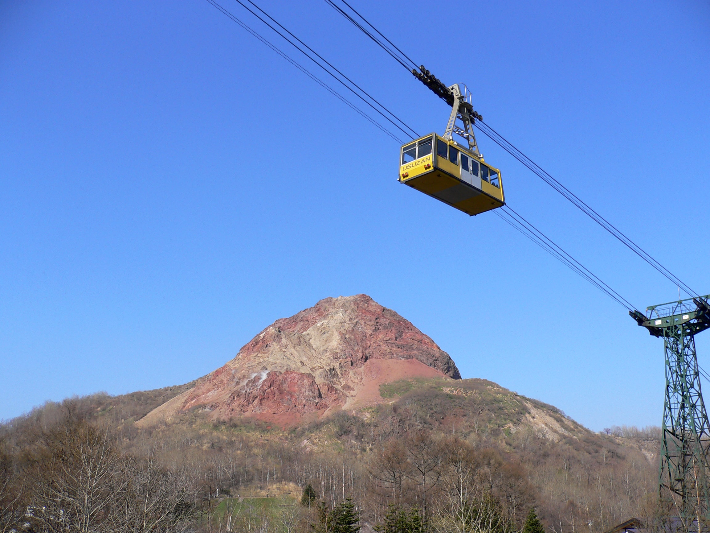 rope-way to Mount Usu