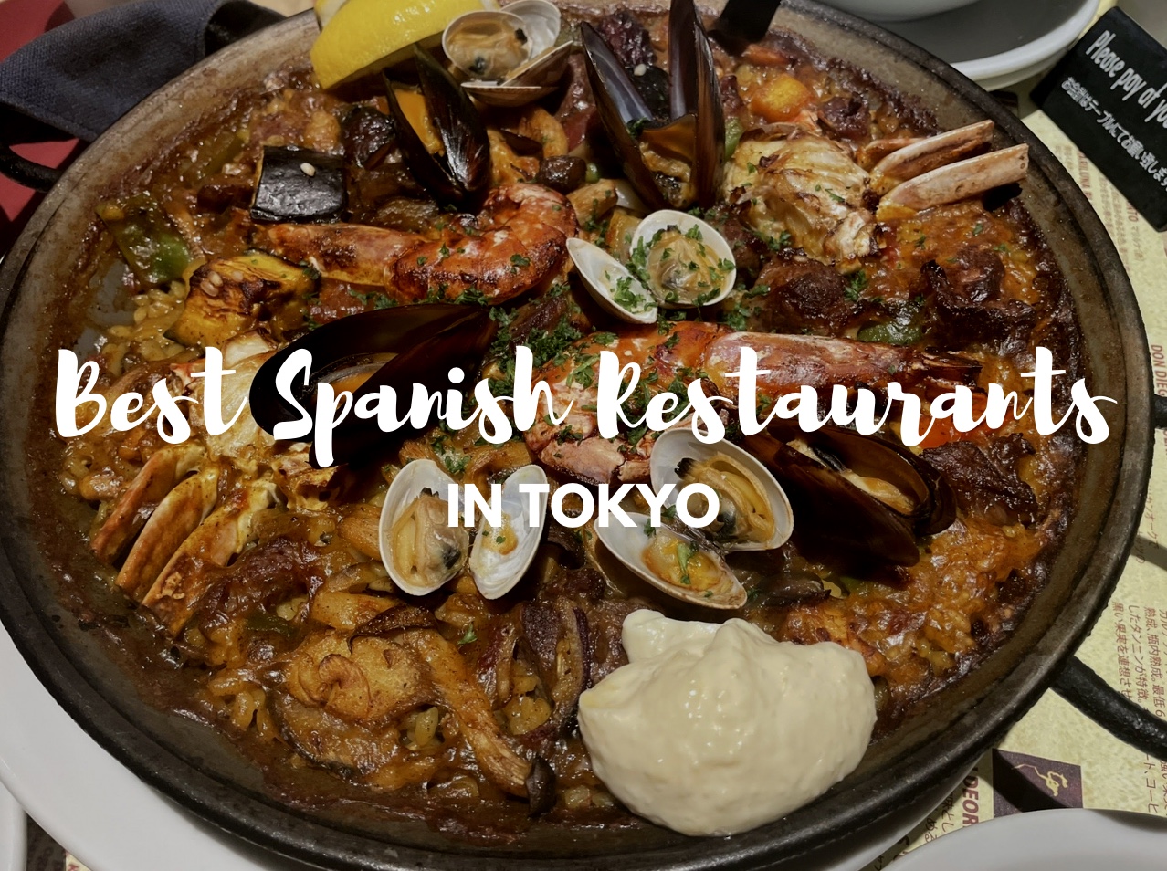 Spanish Restaurants in Tokyo