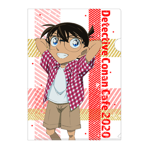 Plastic file folder sold at Detective Conan Cafe 2020