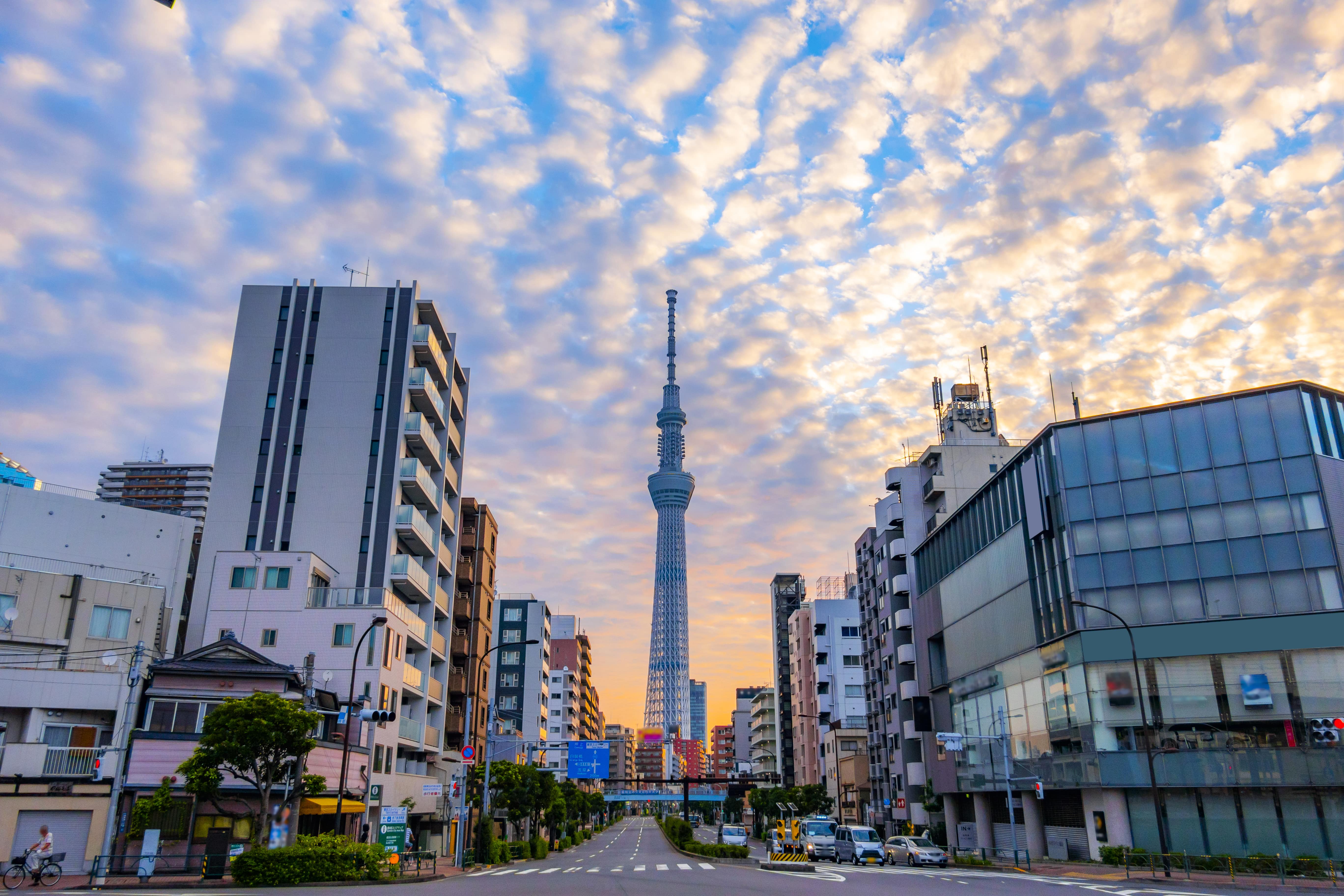 Tokyo Skytree from the front