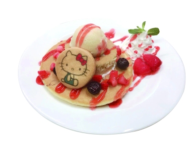 Hello Kitty's Strawberry Pancake