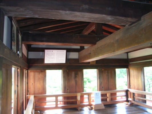 Moon viewing room of Matsumoto Castle