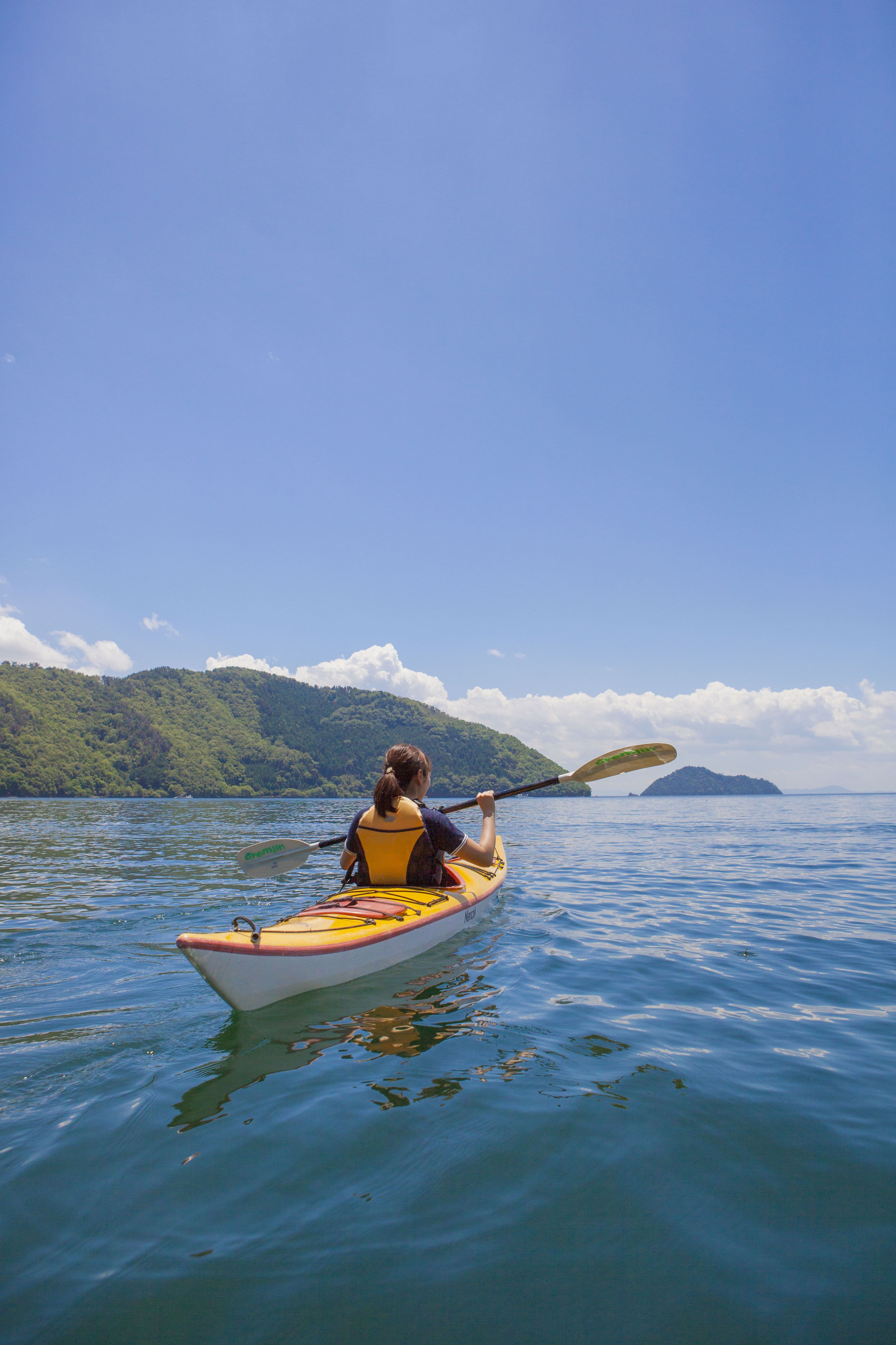 kayak at biwako