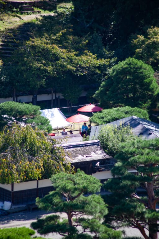 Rinkaku Japanese Tea Room from Tsuruga Castle