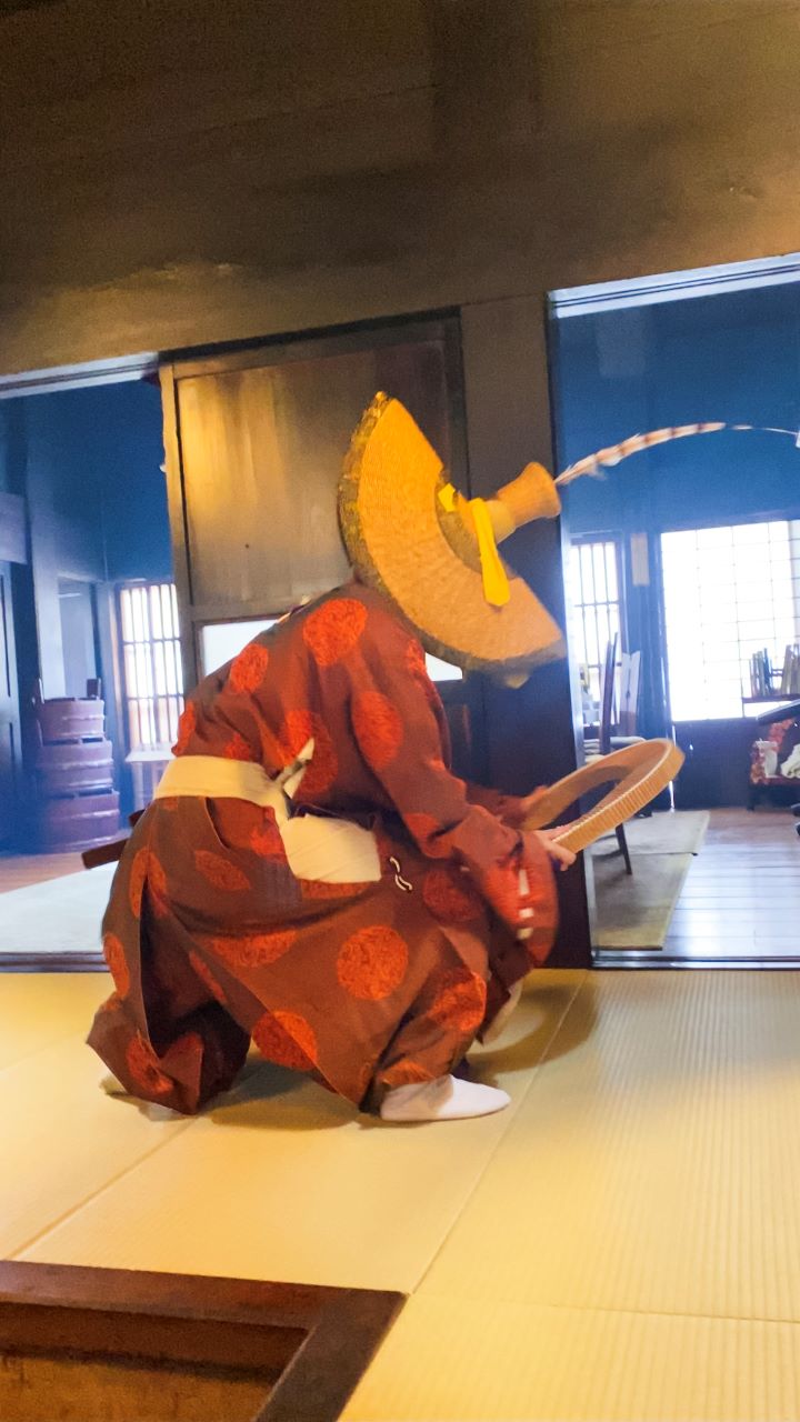 Kokiriko dance at Yusuke