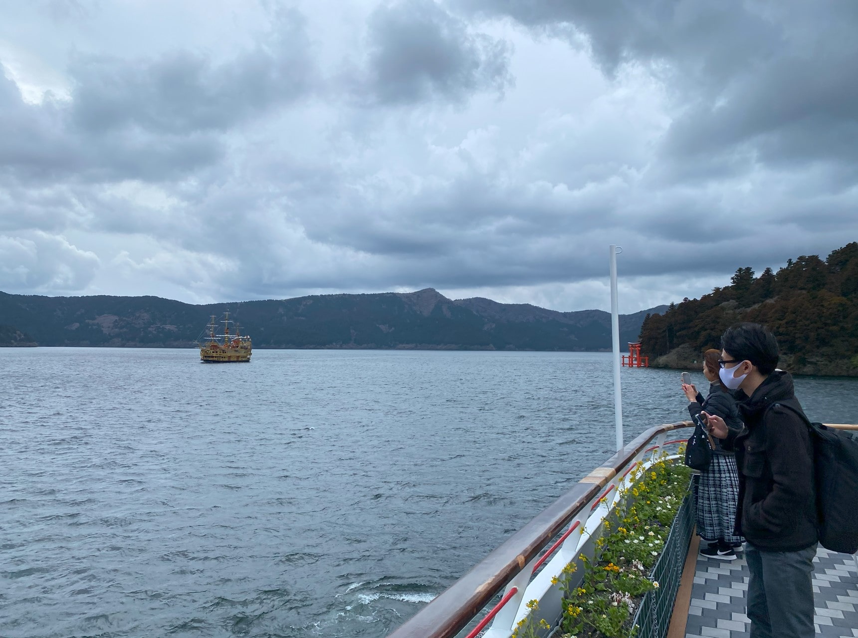 Lake Ashi pirate ship