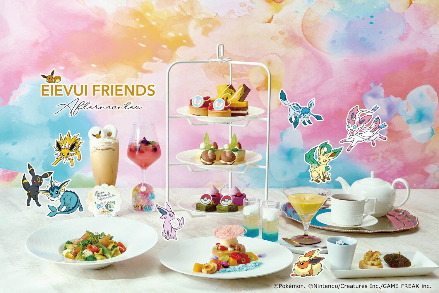 Eevee and Friends Afternoon Tea