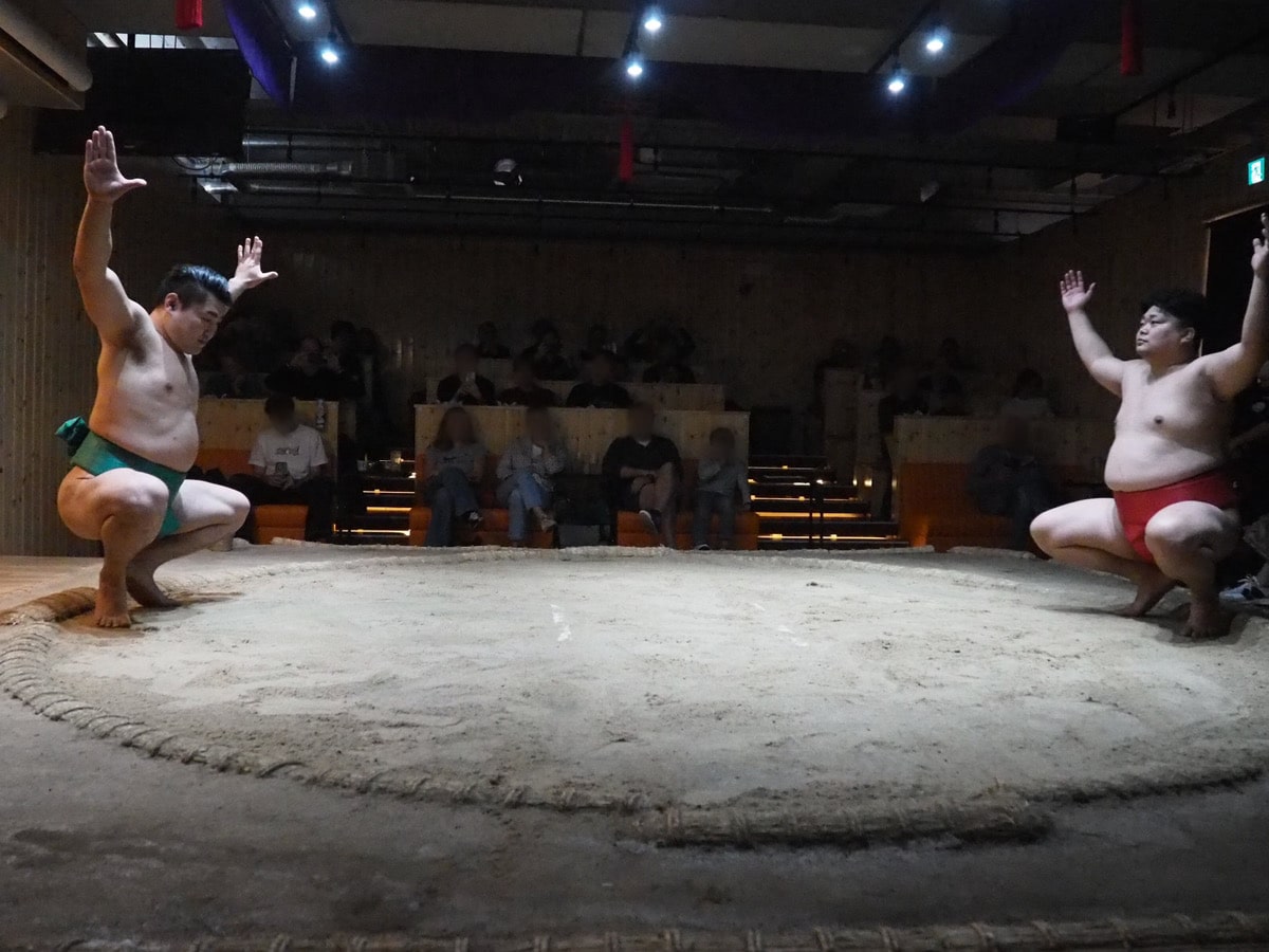 Sumo match demonstration