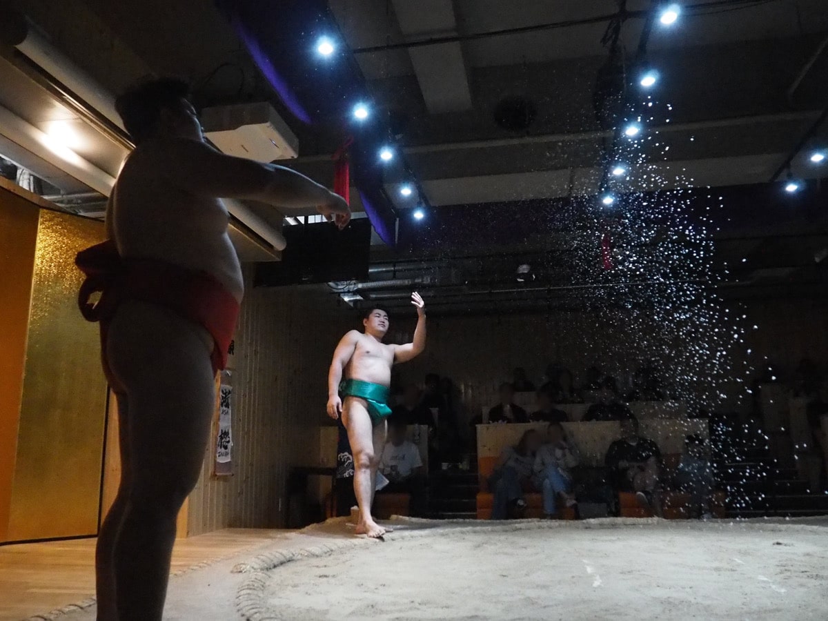 Sumo match demonstration