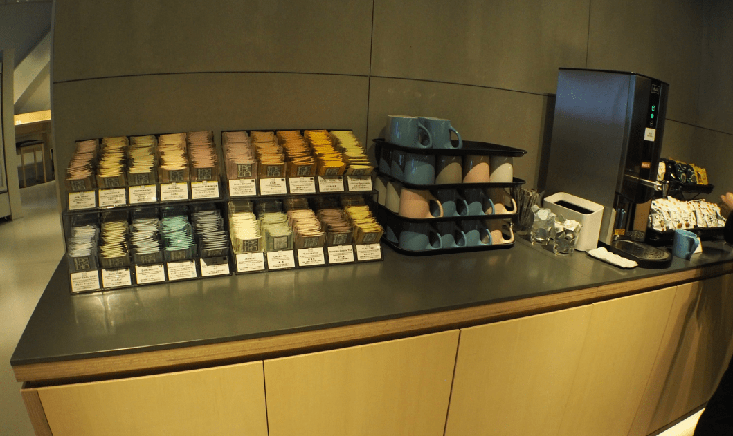 Tea and soup at Shibuya Tsutaya