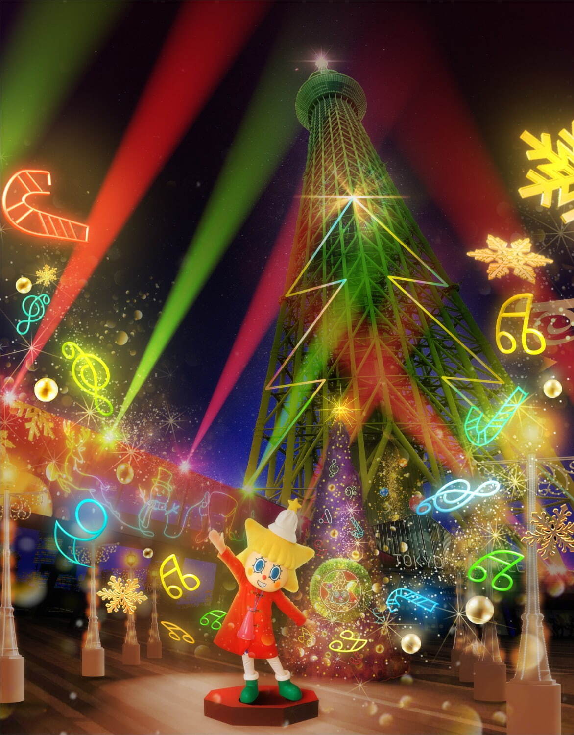 Tokyo Skytree Christmas Illuminations