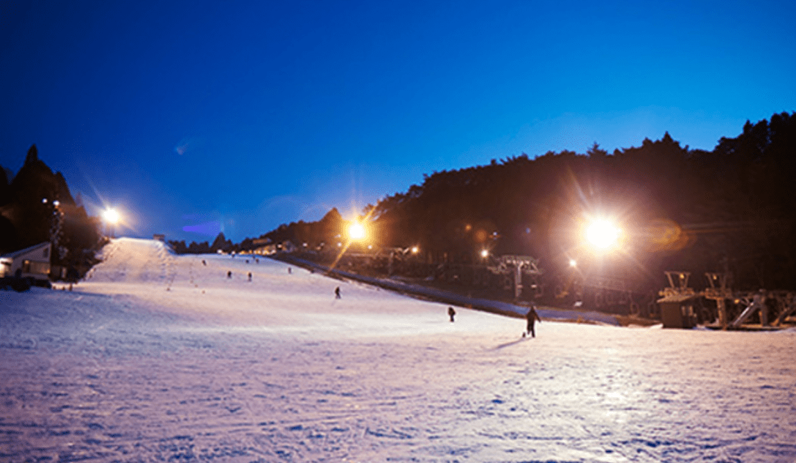 Ski slopes at Rokkosan Ski Resort